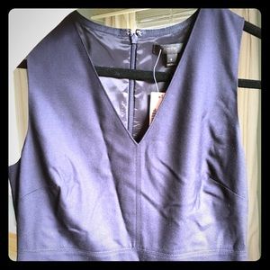 J Crew NWT Navy Wool Suiting Dress